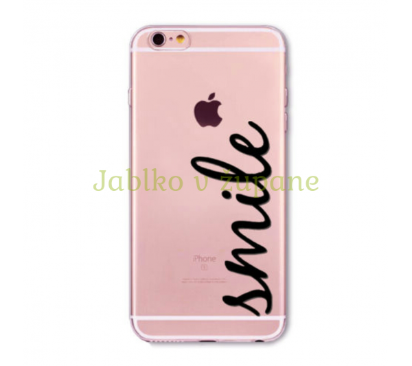 Kryt Smile iPhone 6/6S - čierny